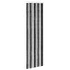 vidaXL Cortina de Insetos Chenille Cinza e Preto 56 x 185 cm 100% PP