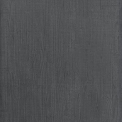vidaXL Estante 60x30x210 cm madeira de pinho maciça cinzento