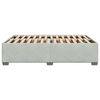 vidaXL Estrutura de cama sem colch&atilde;o 160x200 cm veludo cinzento-claro
