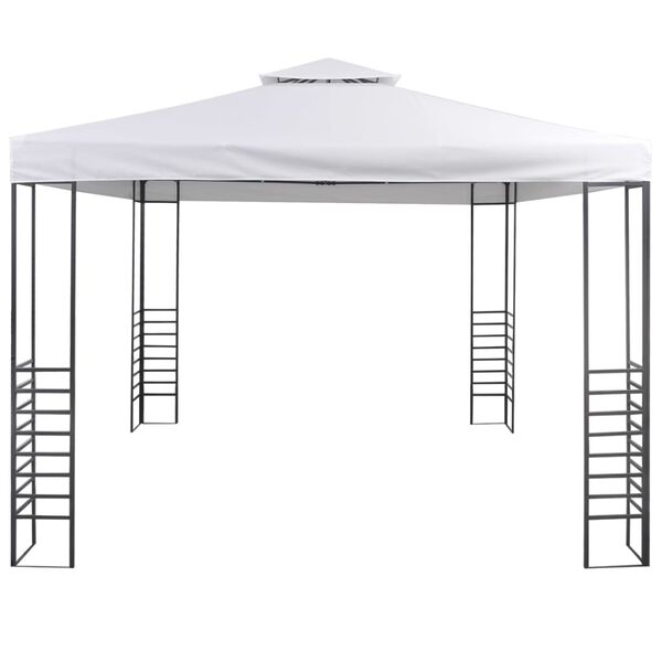 vidaXL Tenda de jardim 3x3m branco