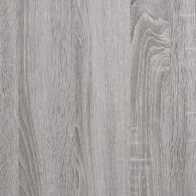vidaXL Roupeiro 100x50x200 cm derivados de madeira cinzento sonoma