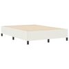 vidaXL Cama Box Creme 160 x 200 cm Veludo