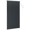 vidaXL Persianas venecianas com cortinas Preto 220 x 120 cm Alum&iacute;nio