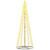 vidaXL &Aacute;rvore de Natal LED 385 cm 2460 LED Branco quente A&ccedil;o Preto