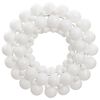 vidaXL Guirlanda de Natal 45 cm poliestireno branco