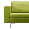 vidaXL 5 pcs conjunto de sof&aacute;s tecido verde