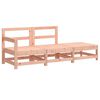 vidaXL 3 pcs conj. lounge jardim c/ almofadões madeira douglas maciça