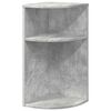 vidaXL Mesa de apoio Cinzento 29,6 x 29,6 x 60 cm Derivados de Madeira
