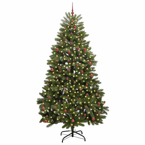 vidaXL &Aacute;rvore de Natal Artificial Verde 300 cm PVC e Metal