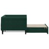 vidaXL Sof&aacute;-cama com gavet&atilde;o 90x200 cm veludo verde-escuro