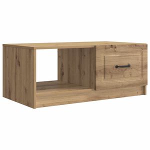 vidaXL Mesa de centro Carvalho Arttisan 90 x 50 x 37 cm