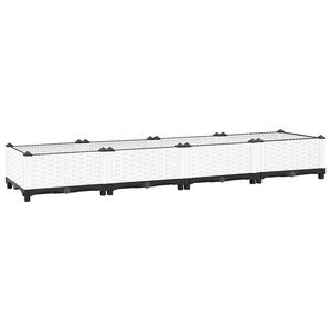 vidaXL Canteiro elevado 160x40x23 cm polipropileno
