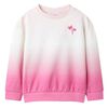 Sweatshirt para crian&ccedil;a cor rosa-claro 104