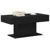 vidaXL Mesa de centro Carvalho Preto 96 x 50 x 45 cm