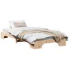 vidaXL Estrutura da Cama Natural 100 x 200 cm