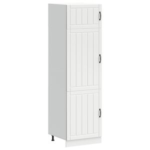 vidaXL Arm&aacute;rio de cozinha Lucca derivados de madeira branco