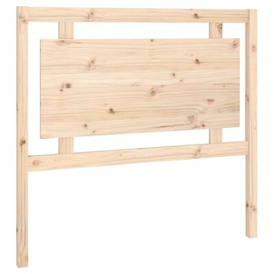 vidaXL Cabeceira de cama 105,5x4x100 cm madeira de pinho maciça