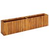 vidaXL Vaso/floreira de jardim 200x30x50 cm madeira de ac&aacute;cia maci&ccedil;a