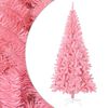 vidaXL &Aacute;rvore de Natal artificial com suporte 180 cm PVC rosa