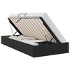 vidaXL Cama com Armazenamento com cabeceira Preto 90 x 190 cm Veludo