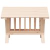 vidaXL Comedouro para coelhos 44x33x33 cm madeira de abeto maci&ccedil;a