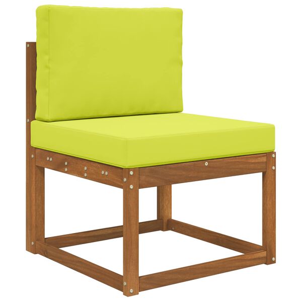 vidaXL Almofada para Sof&aacute; Externo 2 pcs Verde Poli&eacute;ster