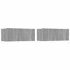 vidaXL M&oacute;veis TV 2pcs 80x30x30 cm derivados madeira cinzento sonoma