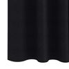 vidaXL Cortinas Blackout com Argolas 2 pcs Preto 260 x 140 cm