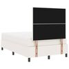 vidaXL Cama Box Manual Creme e Branco 193 x 120 x 128 cm
