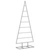 vidaXL &Aacute;rvore de Natal para decora&ccedil;&atilde;o 150 cm metal preto