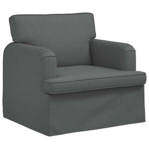 vidaXL Sof&aacute; Cinza Escuro 84 x 80 x 85 cm tecido