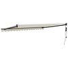 vidaXL Toldo retr&aacute;til autom&aacute;tico 4,5x3 m cor creme