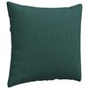 vidaXL Travesseiros de Sof&aacute; 2 pcs Verde Escuro 50 x 50 cm tecido