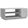 vidaXL Mesa de centro 102x55x43 cm aglomerado cinzento cimento