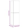 vidaXL M&oacute;veis de TV 2 pcs 30,5x30x110 cm derivados de madeira branco