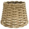 vidaXL Abajur de teto &Oslash;20x15 cm vime castanho