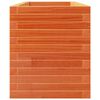 vidaXL Vaso/floreira jardim 110x40x49,5 cm pinho maci&ccedil;o castanho mel