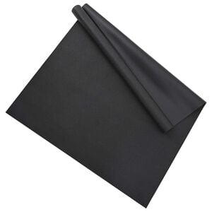 vidaXL Tapete de Prote&ccedil;&atilde;o para Esportes Preto 243 x 152 x 0,6 cm PVC