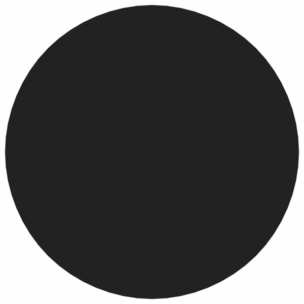 vidaXL Capa de Parafuso Autoadesiva 12 pcs Preto &Oslash; 20 x 0,5 mm