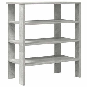 vidaXL Sapateira 61x32x70 cm derivados de madeira cinzento cimento