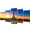 vidaXL Pol&iacute;ptico com impress&atilde;o torre eiffel 200 x 100 cm