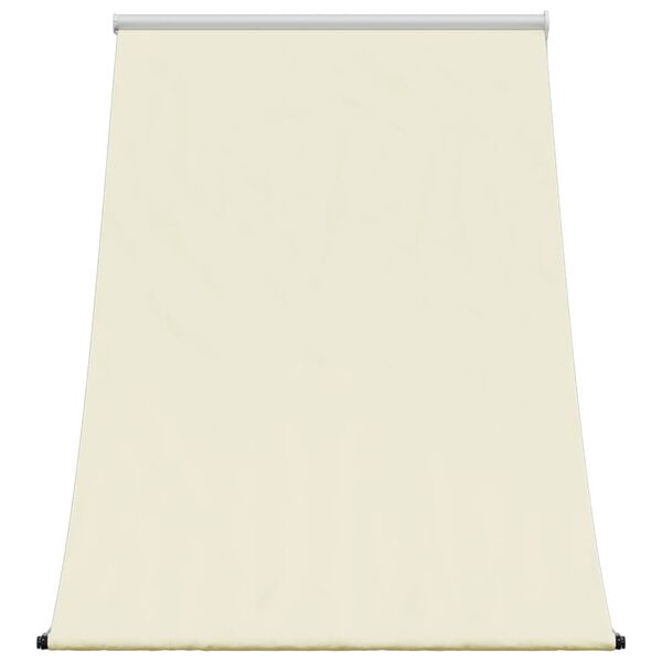 vidaXL Toldo retr&aacute;til 100x150 cm tecido e a&ccedil;o cor creme