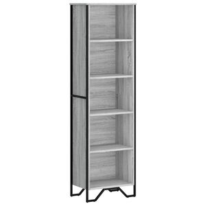 vidaXL Estante 50x31x169 cm derivados de madeira cinzento sonoma