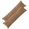 vidaXL Capa almofada 2 unid. HOUTEN Castanho 40 x 145 cm