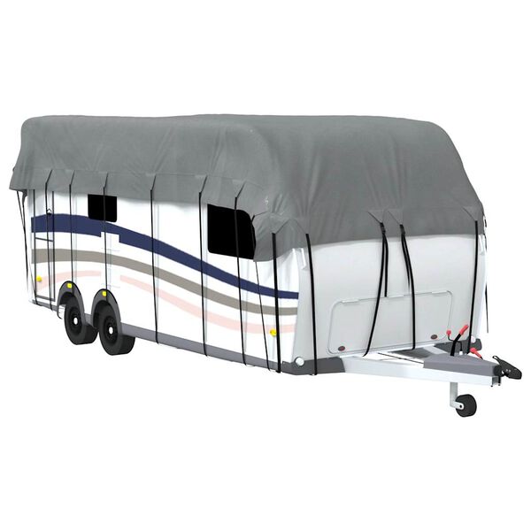 vidaXL Caravan capa de telhado 700x300 cm tecido n&atilde;o tecido cinzento
