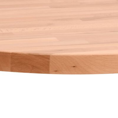vidaXL Tampo de mesa redondo Ø30x2,5 cm madeira de faia maciça