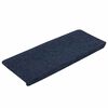 vidaXL Tapetes de escada adesivos 30 pcs 65x24,5x3,5 cm azul