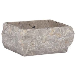 vidaXL Lavat&oacute;rio 30x30x13 m&aacute;rmore cinzento