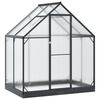 vidaXL Estufa de Jardim com porta Antracite 183,5 x 123 x 207 cm