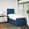 vidaXL Cama boxspring com colch&atilde;o 80x200 cm veludo azul
